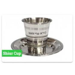 Kiddush Cup Set Stainless Steel Mini 2.5"