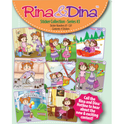 Rina/Dina 4 Pack Stickers Series 3