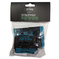 Stick Kippah Clip With Sticker 10 pack
