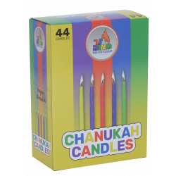 חנוכה לעכט - Standard Chanukah Candles (Multi Color)