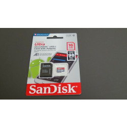 SANDISK CARD WITH ADAPTER - 16GB