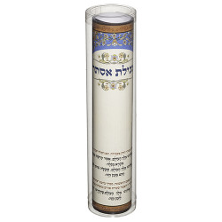 PVC Container with Book of Esther Scroll 21 c