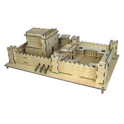 Puzzle 3D Wood,14.5X9X4.75" The Temple 33 Pcs