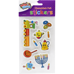 Izzy 'n' Dizzy Chanukah Felt Stickers