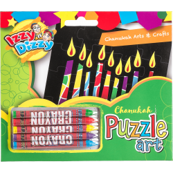 Izzy 'n' Dizzy Chanukah Puzzle Art Kit