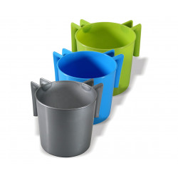 WASHING CUP, Plastic 11.5 CM- ASSORTED COLORS