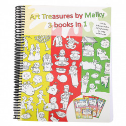 Art Treasures By Malky - 3 Books In 1