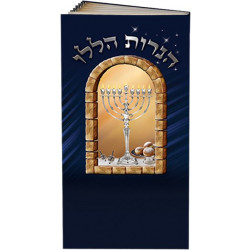 Chanukah Zemiros Booklet Window Style  With Birchat Hamuzon 4x8"