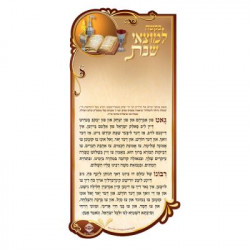 Magnet Prayer For Motzei Shabbos YIDDISH 7.34x3.58"