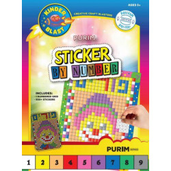 Purim Sticker by Number