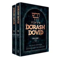 Dorash Dovid Pirkei Avos (English) 2 Vol.