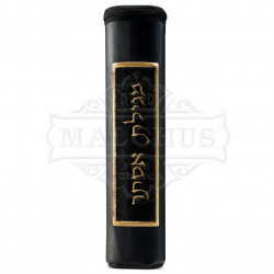 Classical Scroll Megilla Case Black Fur