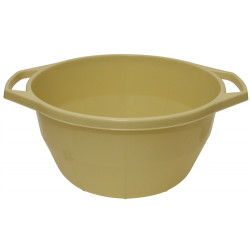 Majestic Wash Bowl Plastic Beige - 6.5"H X 12.5"W