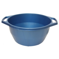 Majestic Wash Bowl Plastic Light Blue - 6.5"H X 12.5"W