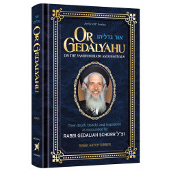 Or Gedalyahu on the Yamim Noraim and the Festivals