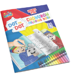 Izzy 'n' Dizzy Dot to Dot Chanukah Coloring Book