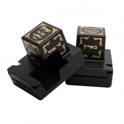 Black Rashi Tefillin Box Set - Left Handed #35
