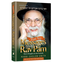 Yom Tov Messages from Rav Pam