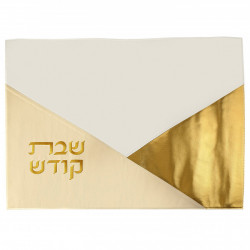 Pu leather white silver and gold  - חלה דעקל