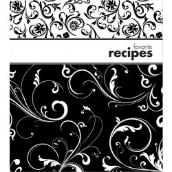 Black & White Recipe Binder