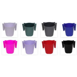 Plastic Wash Cup Square Assorted Colors