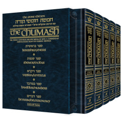 Mid Size - Stone Edition Chumash - 5 Volume Slipcased Set