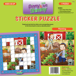 Pinny & Shimmy Planting Sticker Puzzle